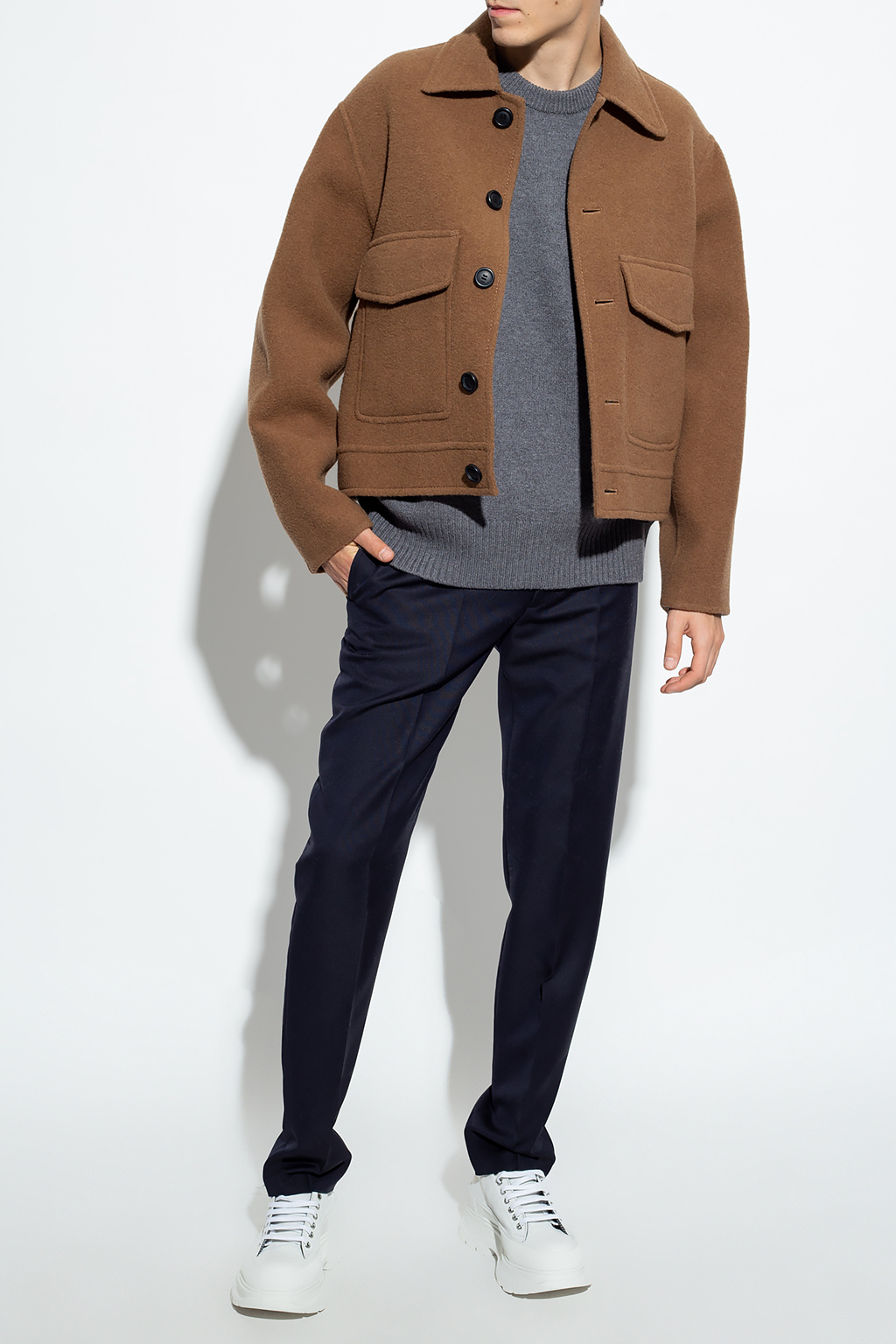 Barbour wool best sale coat mens paris